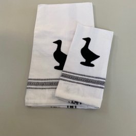 Kitchen towel white Duck Dobby 50 x 65 cm