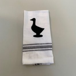 Kitchen towel white Duck Dobby 30 x 45 cm