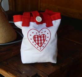 minibag barnväska julmotiv tygförvaring presentbag julbag