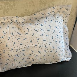 Pillowcase Blue printdots Wing, 50 x 60 cm
