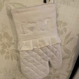 Oven Glove I Love, 18 x 30 cm