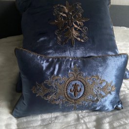 Pillowcase Steninge blue, 60 x 60 cm