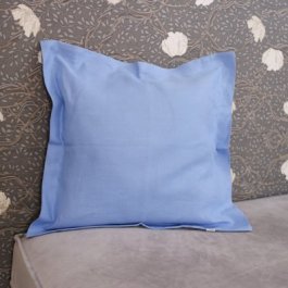 Pillowcase Silvia, blue 45 x 45 cm