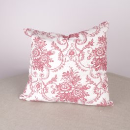 Pillowcase Victoria,  ditzy red 45 x 45 cm