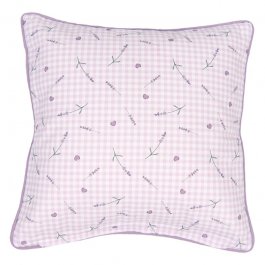 Pillowcase Lavender white/lavender, 40 x 40 cm