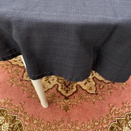 Tablecloth Matti round Black,  Ø 180