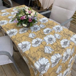 Tablecloth Mika, Saffron 140 x 250 cm