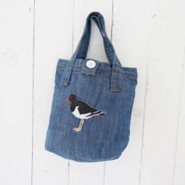 strandfågel miniväska barnväska i lantlig stil med svensk design godisbag presentbag