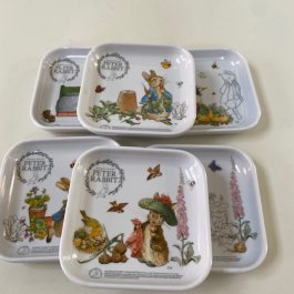 Mini tray Peter Rabbit, 6 pcs