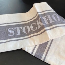 Kitchen towel Stockholm grey, 45 x 60 cm