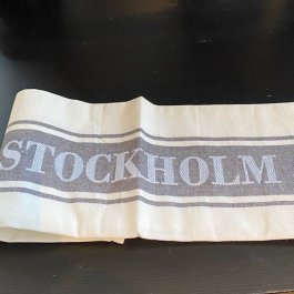 Kitchen towel Stockholm grey, 45 x 60 cm
