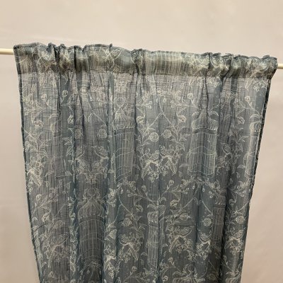 Curtain Birdcage, Petrol 140 x 250 cm