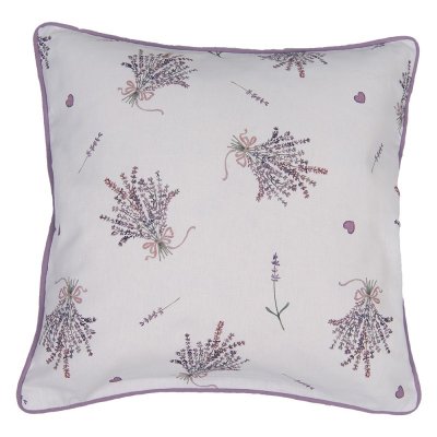Pillowcase Lavender white/lavender, 40 x 40 cm