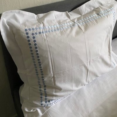 Pillowcase Lightbluedots, 50 x 60 cm