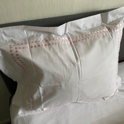 Pillowcase Pink dots, 50 x 60 cm