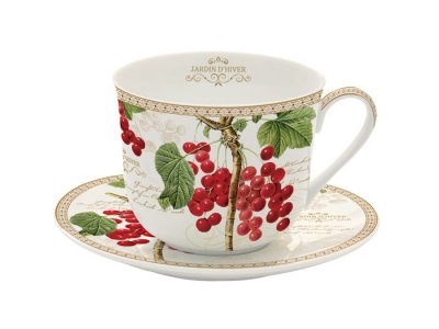 Giftbox Red Berries  teacup